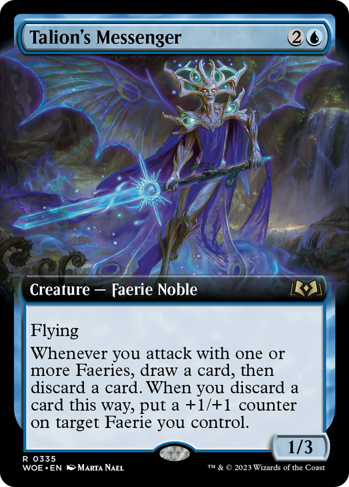 Talion's Messenger (Extended Art) [Wilds of Eldraine] Magic: The Gathering