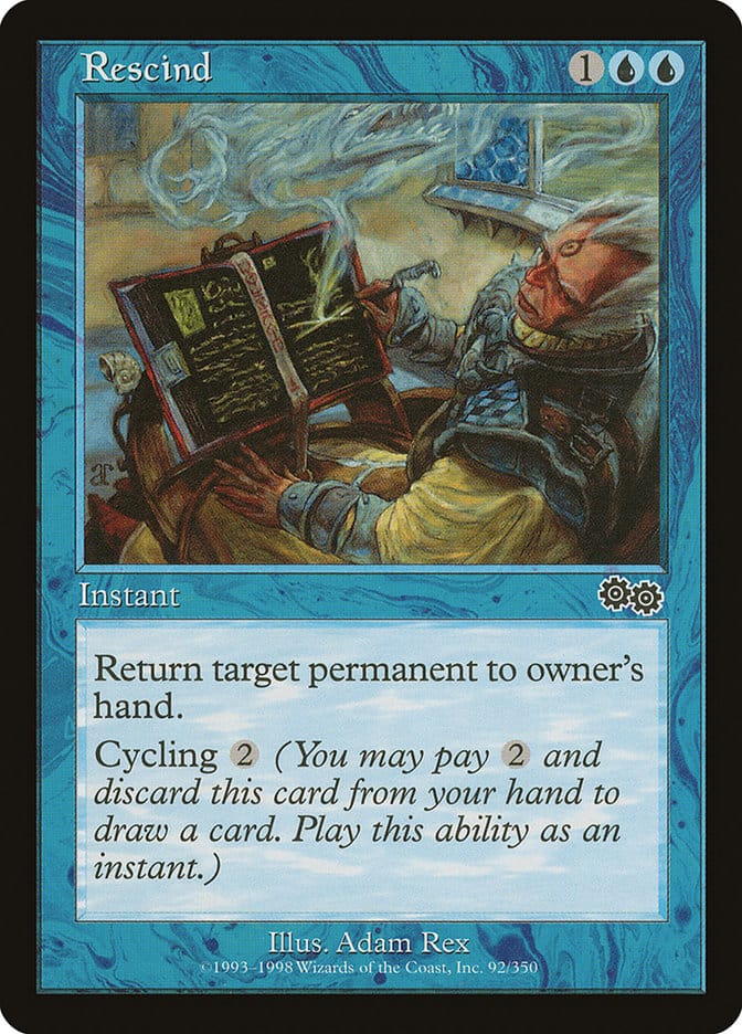 Rescind [Urza's Saga] Magic: The Gathering