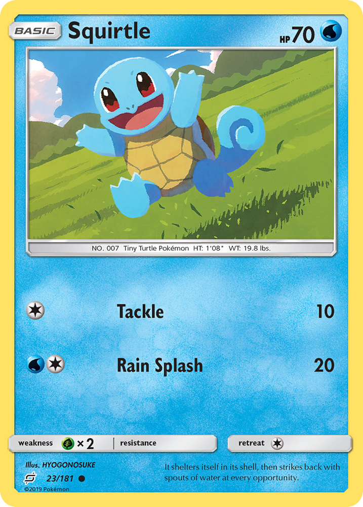 Squirtle (23/181) [Sun & Moon: Team Up] Pokémon