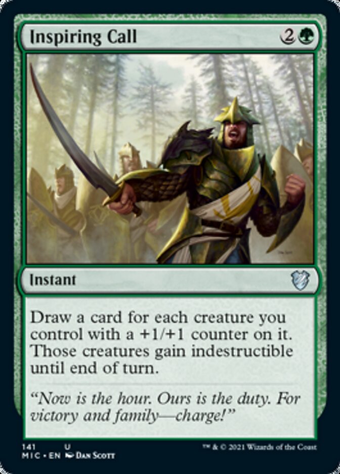 Inspiring Call [Innistrad: Midnight Hunt Commander] Magic: The Gathering