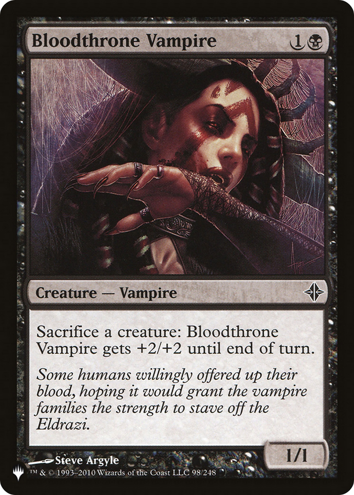 Bloodthrone Vampire [The List] Magic: The Gathering
