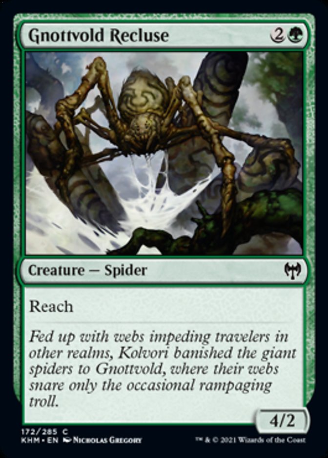 Gnottvold Recluse [Kaldheim] Magic: The Gathering