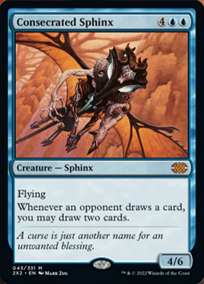 Consecrated Sphinx [Double Masters 2022] Magic: The Gathering