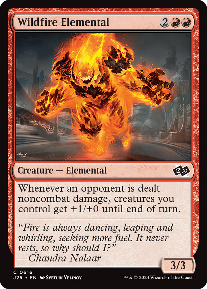 Wildfire Elemental [Foundations Jumpstart] Magic: The Gathering