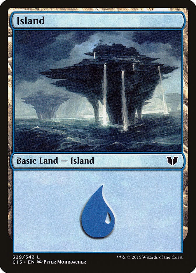 Island (329) [Commander 2015] Magic: The Gathering