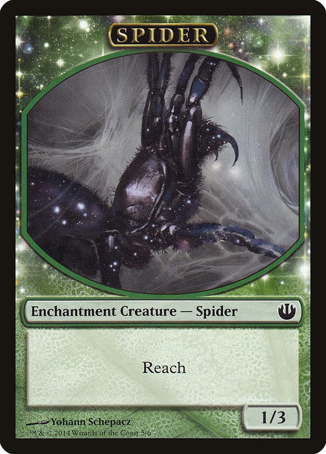 Spider Token [Journey into Nyx Tokens] Magic: The Gathering