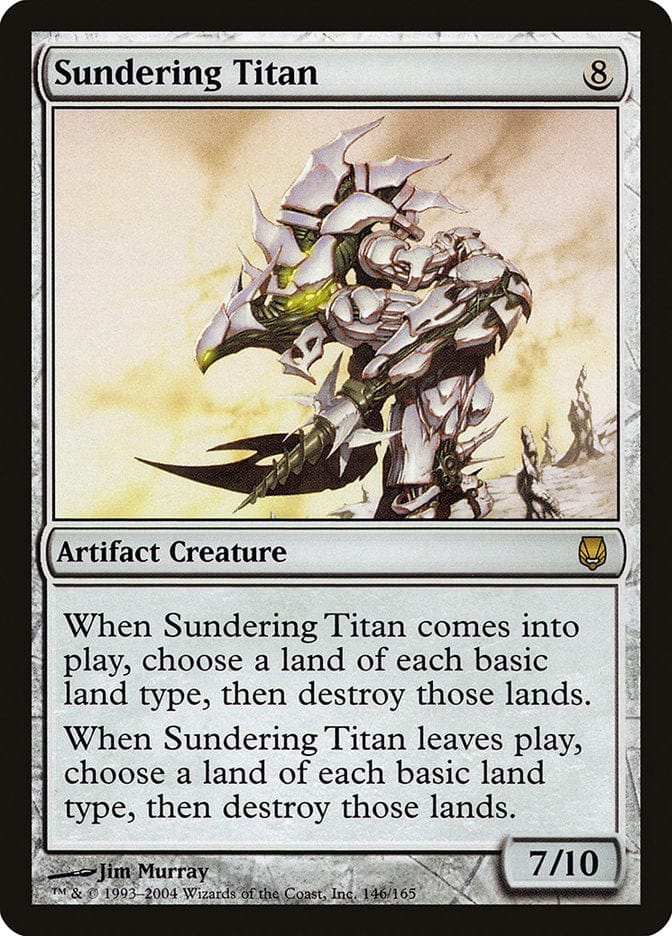 Sundering Titan [Darksteel] Magic: The Gathering