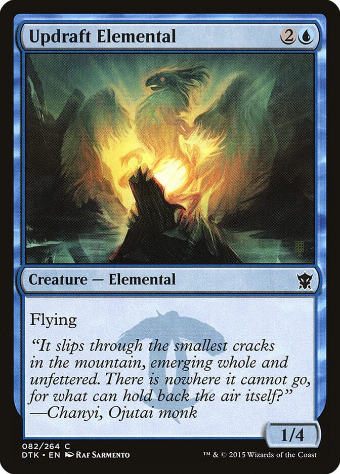 Updraft Elemental [Dragons of Tarkir] Magic: The Gathering