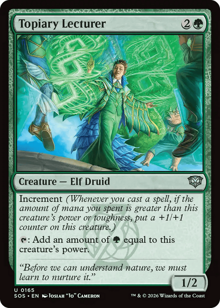 Topiary Lecturer [Secrets of Strixhaven]