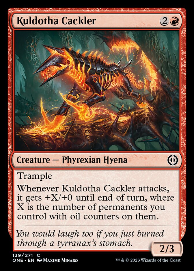 Kuldotha Cackler [Phyrexia: All Will Be One] Magic: The Gathering