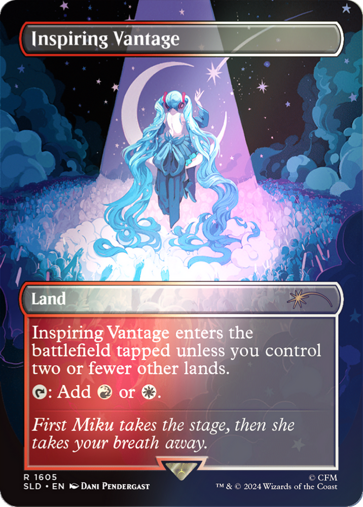 Inspiring Vantage (1605) (Rainbow Foil) [Secret Lair Drop Series] Magic: The Gathering