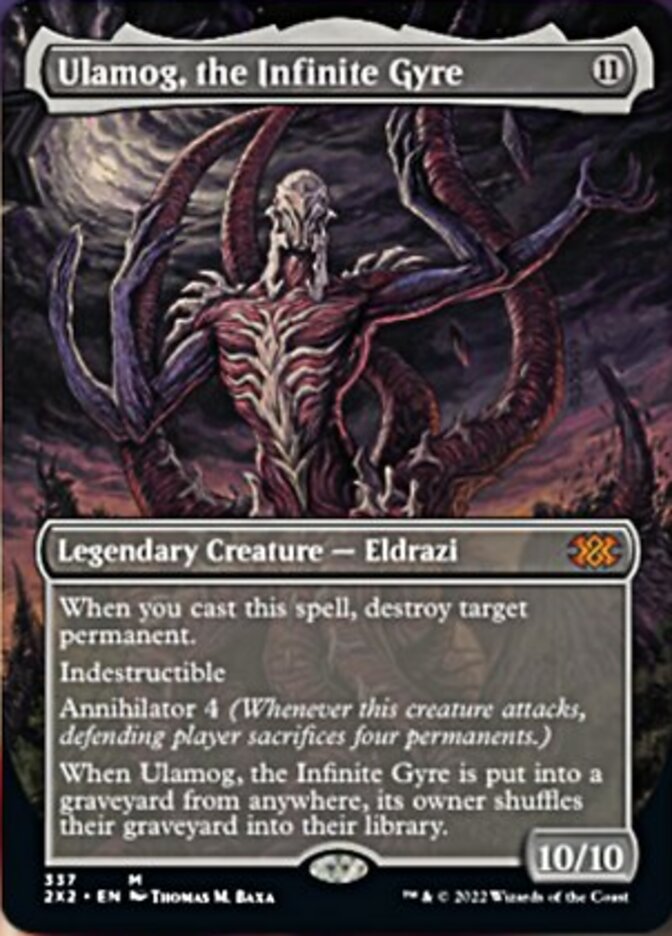 Ulamog, the Infinite Gyre (Borderless Alternate Art) [Double Masters 2022] Magic: The Gathering