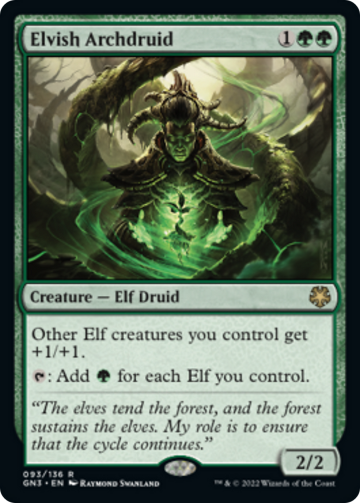 Elvish Archdruid [Game Night: Free-for-All] Magic: The Gathering