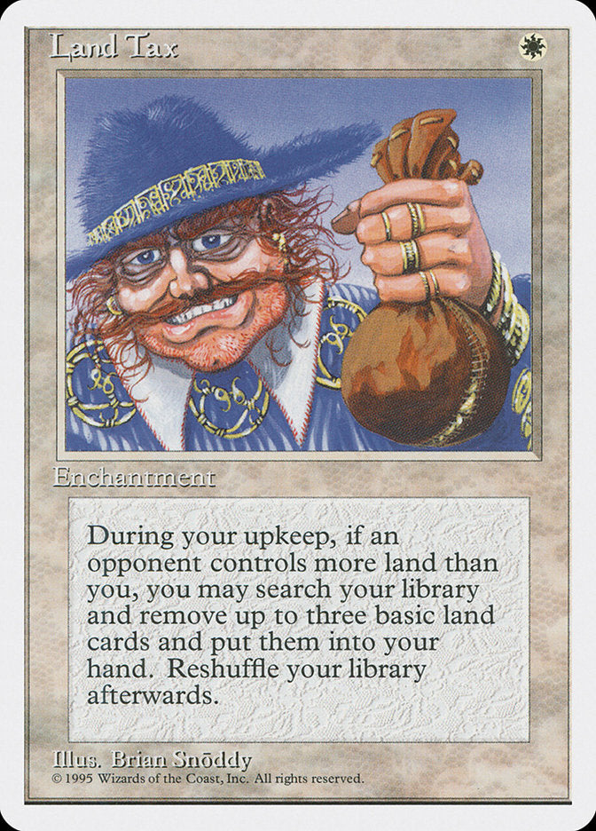 Land Tax [Fourth Edition] Magic: The Gathering