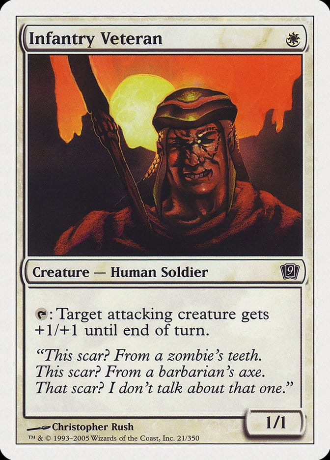 Infantry Veteran [Ninth Edition] Magic: The Gathering
