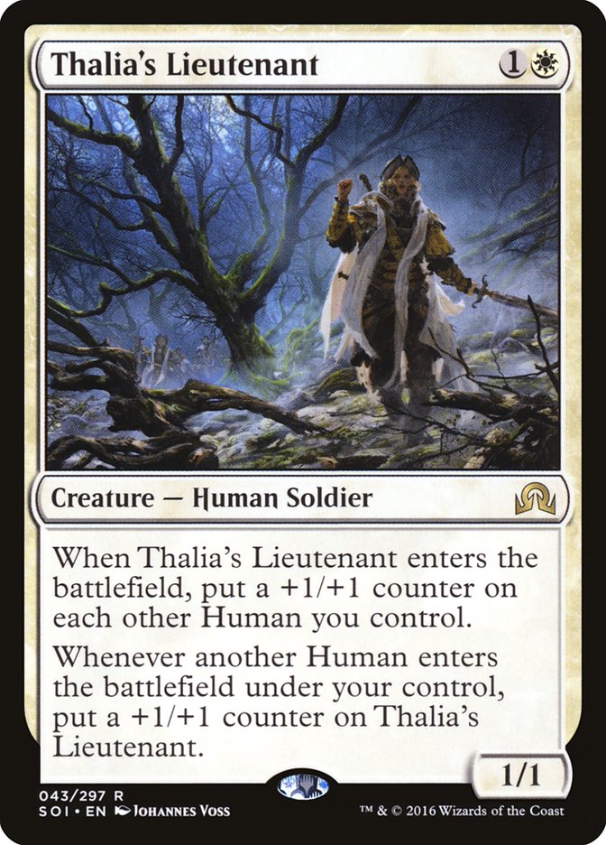 Thalia's Lieutenant [Shadows over Innistrad] Magic: The Gathering