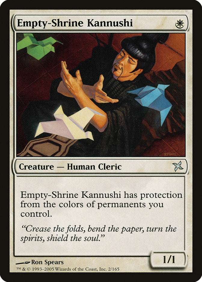 Empty-Shrine Kannushi [Betrayers of Kamigawa] Magic: The Gathering