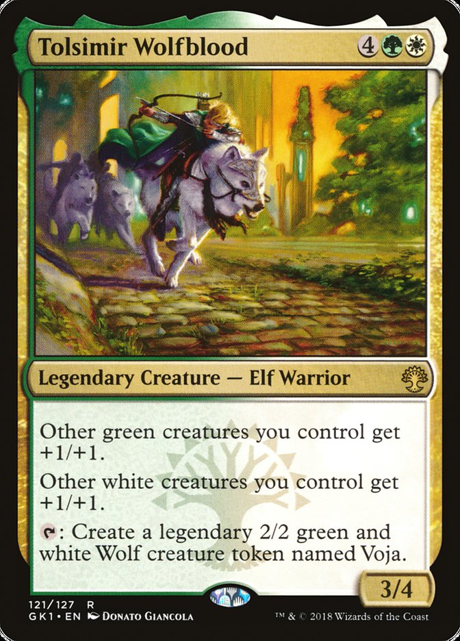 Tolsimir Wolfblood [Guilds of Ravnica Guild Kit] Magic: The Gathering