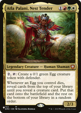 Atla Palani, Nest Tender (DMC) [The List] Magic: The Gathering