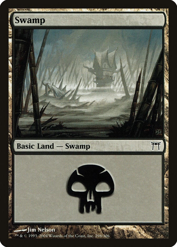 Swamp (298) [Champions of Kamigawa] Magic: The Gathering