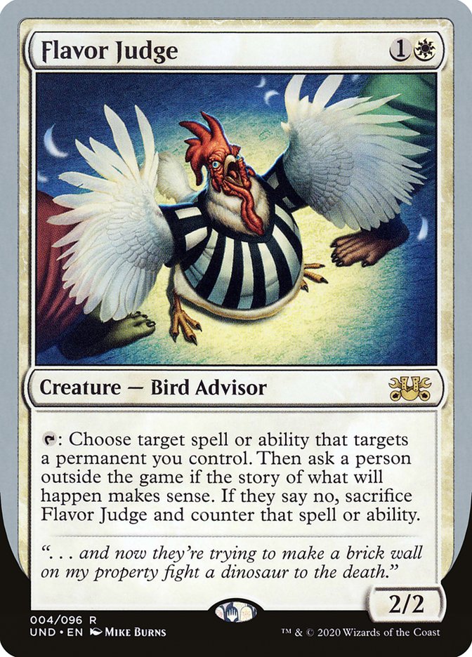Flavor Judge [Unsanctioned] Magic: The Gathering