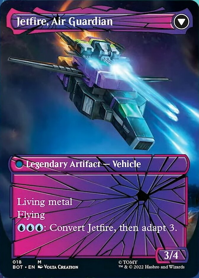 Jetfire, Ingenious Scientist // Jetfire, Air Guardian (Shattered Glass) [Transformers] Magic: The Gathering
