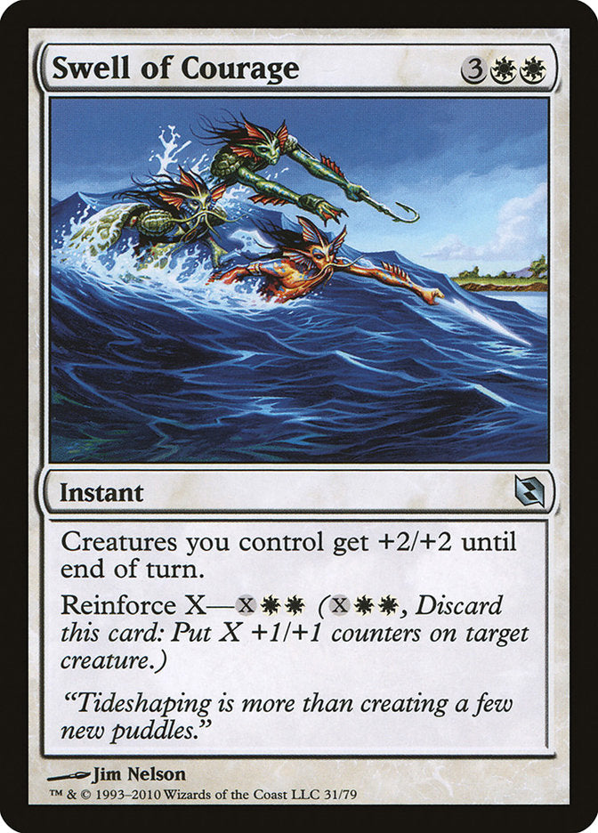 Swell of Courage [Duel Decks: Elspeth vs. Tezzeret] Magic: The Gathering