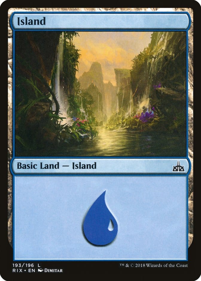 Island (193) [Rivals of Ixalan] Magic: The Gathering