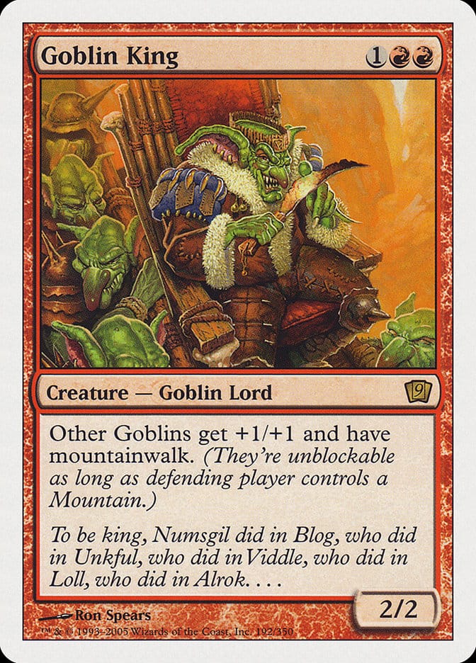 Goblin King [Ninth Edition] Magic: The Gathering