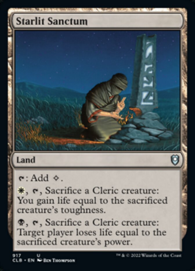 Starlit Sanctum [Commander Legends: Battle for Baldur's Gate] Magic: The Gathering