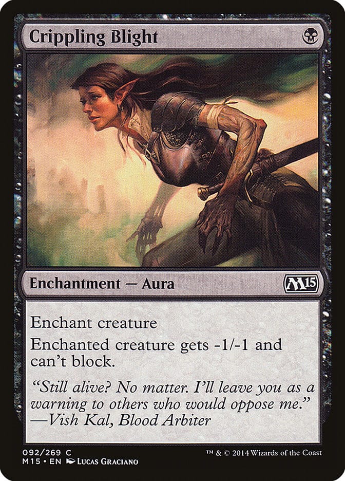 Crippling Blight [Magic 2015] Magic: The Gathering