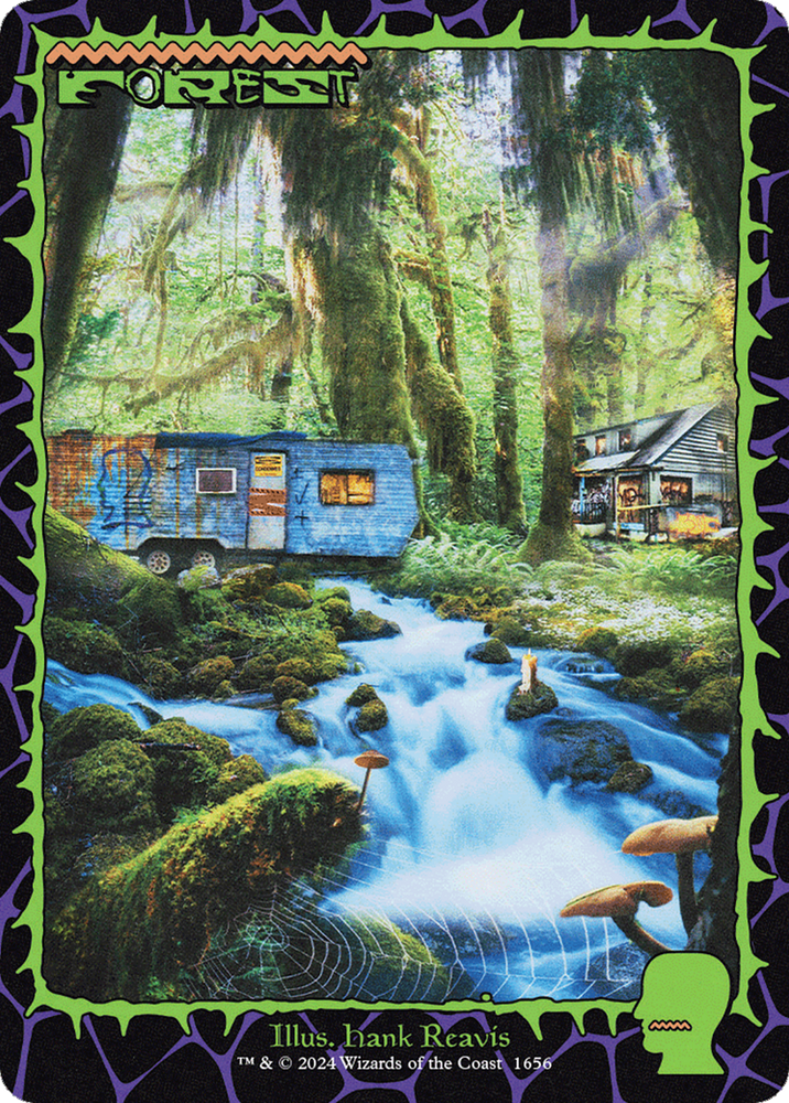 Forest (1656) (Rainbow Foil) [Secret Lair Drop Series] Magic: The Gathering
