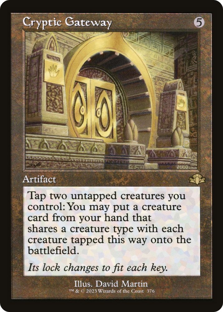 Cryptic Gateway (Retro) [Dominaria Remastered] Magic: The Gathering