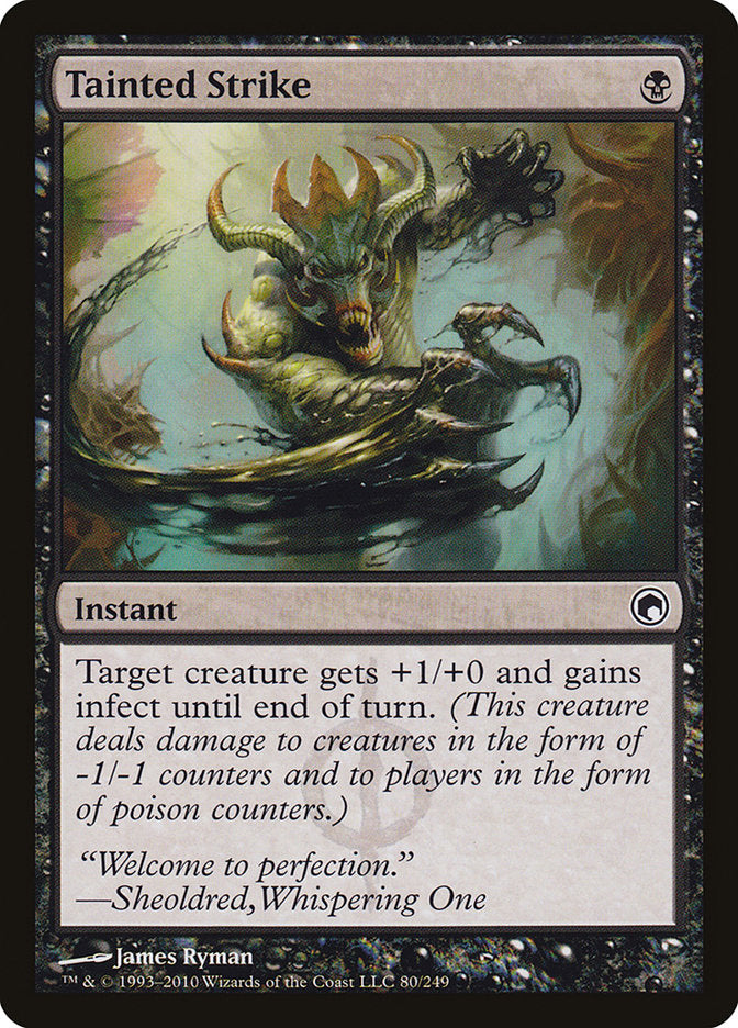Tainted Strike [Scars of Mirrodin] Magic: The Gathering