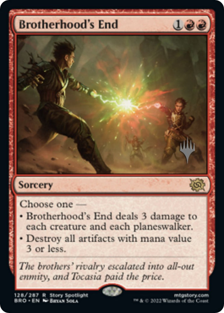 Brotherhood's End (Promo Pack) [The Brothers' War Promos] Magic: The Gathering