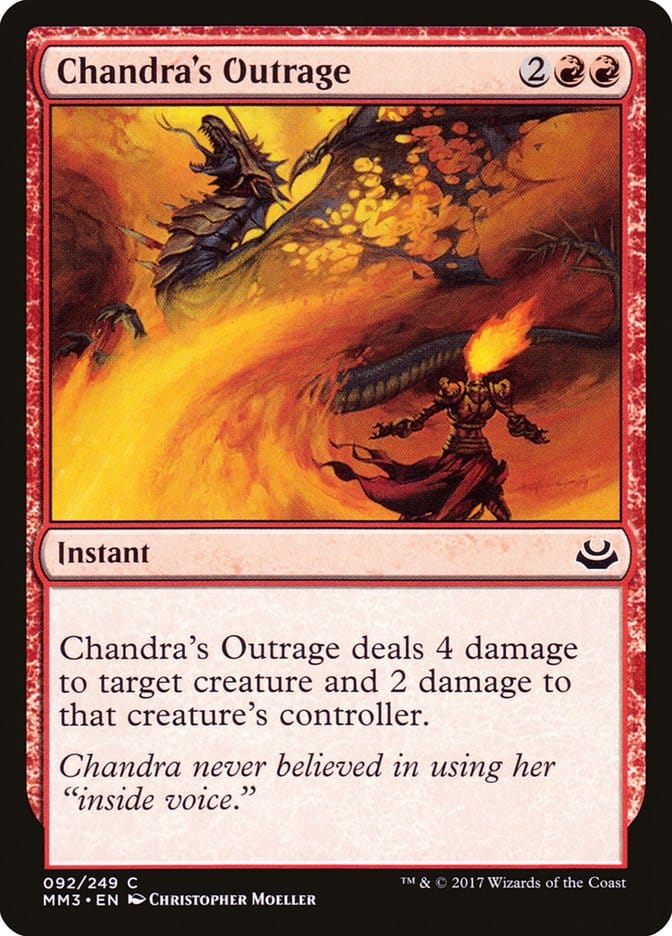 Chandra's Outrage [Modern Masters 2017] Magic: The Gathering