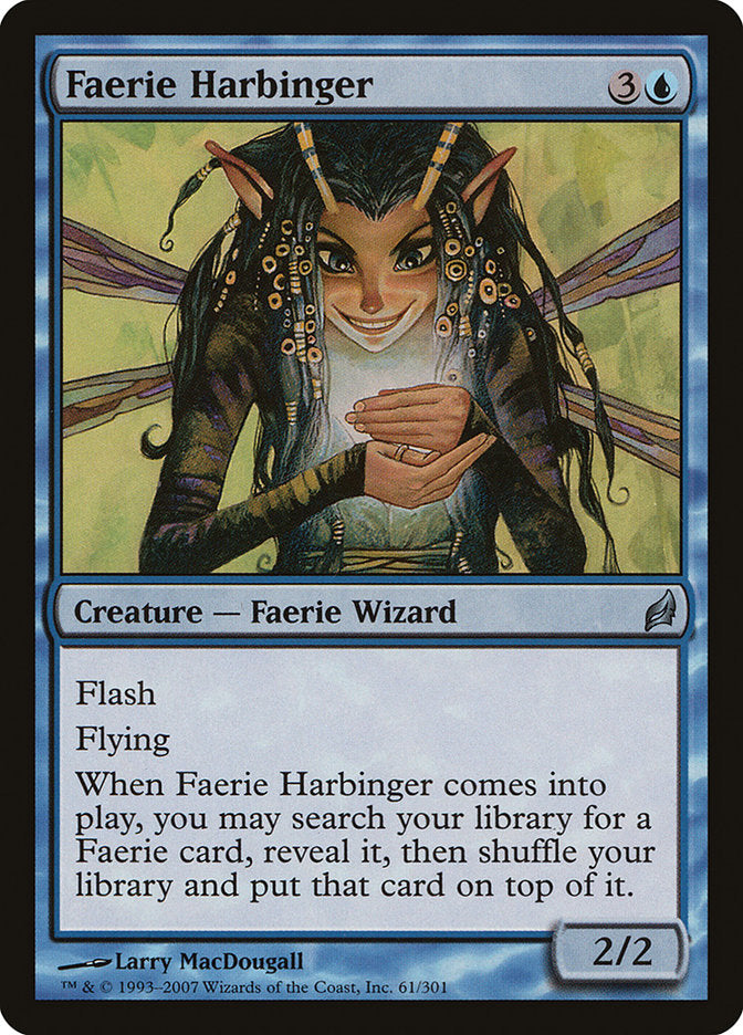 Faerie Harbinger [Lorwyn] Magic: The Gathering