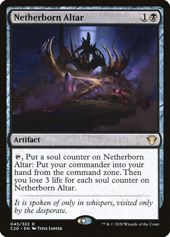 Netherborn Altar [Commander 2020] Magic: The Gathering