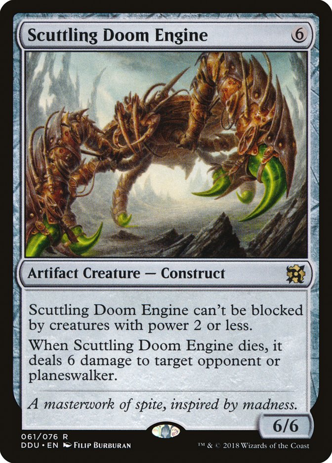 Scuttling Doom Engine [Duel Decks: Elves vs. Inventors] Magic: The Gathering