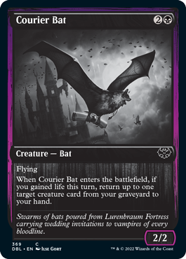 Courier Bat [Innistrad: Double Feature] Magic: The Gathering