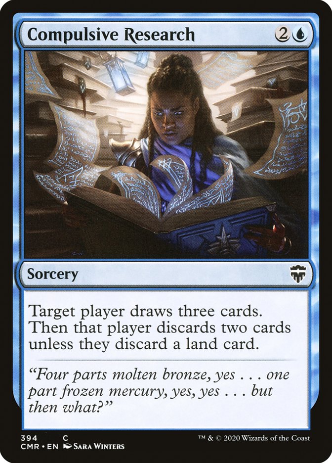 Compulsive Research [Commander Legends] Magic: The Gathering