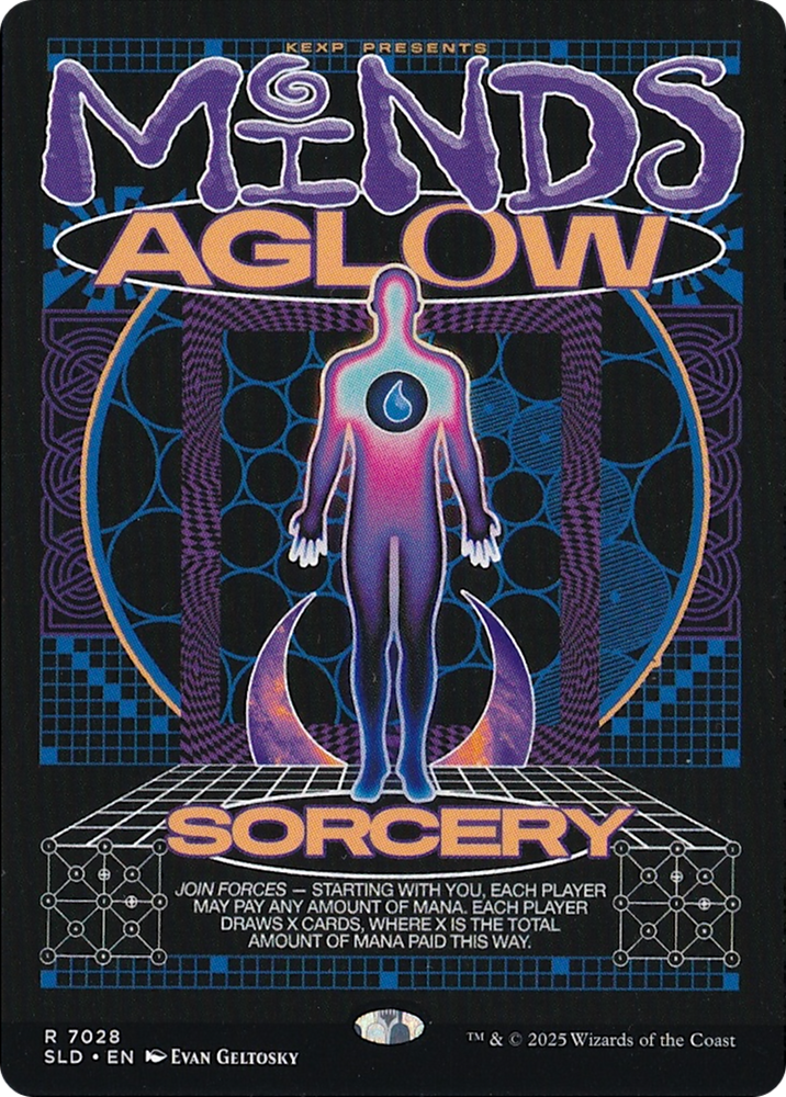 Minds Aglow [Secret Lair Drop Series] Magic: The Gathering