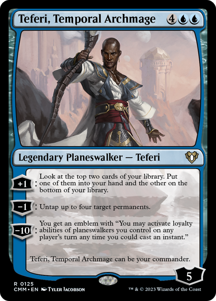 Teferi, Temporal Archmage [Commander Masters] Magic: The Gathering