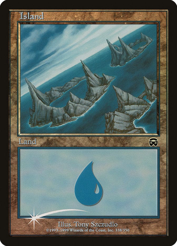 Island (9) [Arena League 2000] Magic: The Gathering
