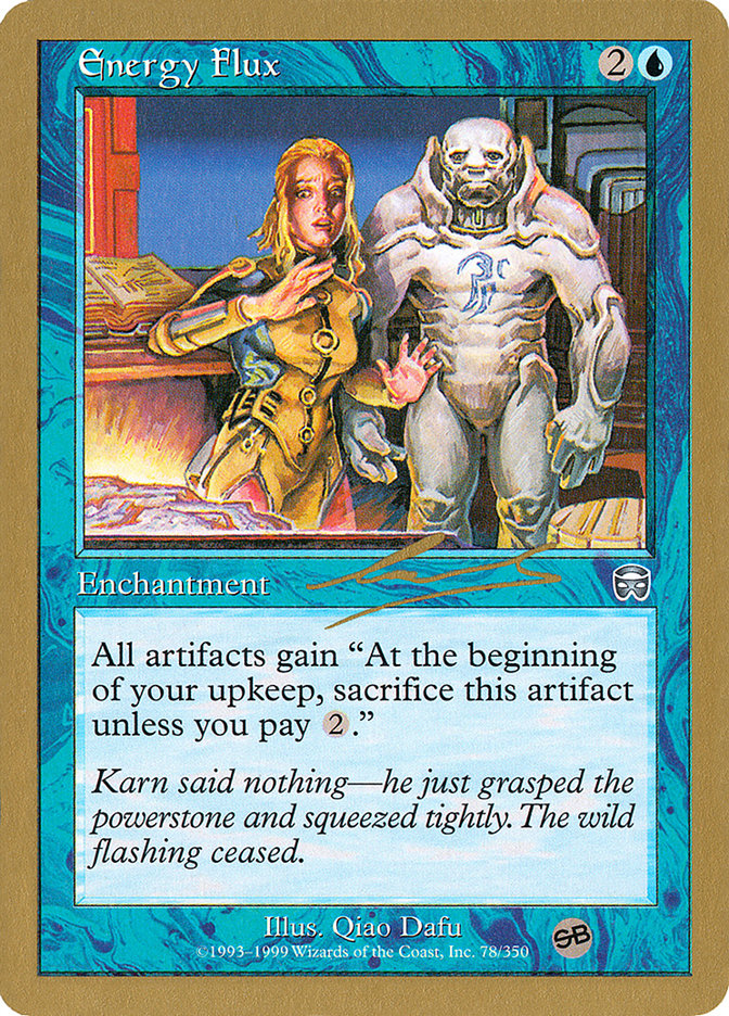 Energy Flux (Nicolas Labarre) [World Championship Decks 2000] Magic: The Gathering
