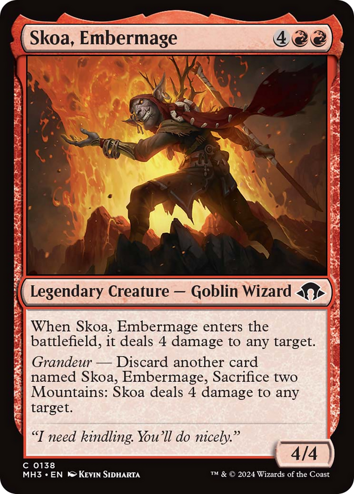Skoa, Embermage [Modern Horizons 3] Magic: The Gathering