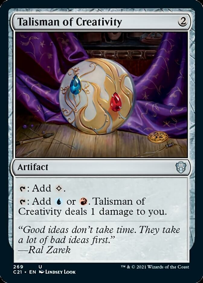 Talisman of Creativity [Commander 2021] Magic: The Gathering