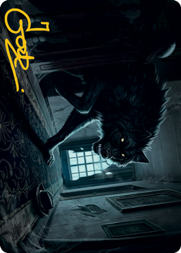 Primal Adversary Art Card (Gold-Stamped Signature) [Innistrad: Midnight Hunt Art Series] Magic: The Gathering
