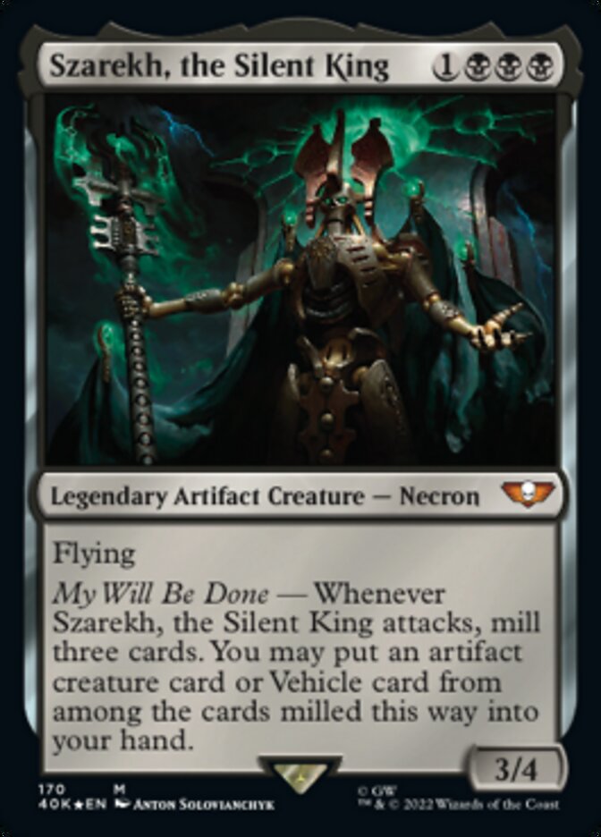 Szarekh, the Silent King (170) [Warhammer 40,000] Magic: The Gathering