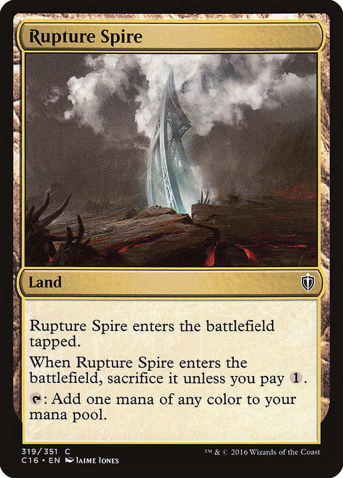 Rupture Spire [Commander 2016] Magic: The Gathering